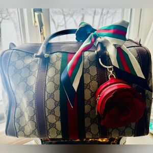 Gucci Ophidia Satchel Monogram Bag